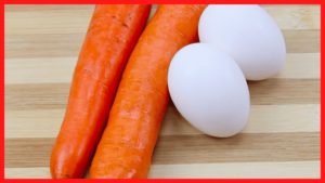¡Zanahorias y huevos, una combinación perfecta!